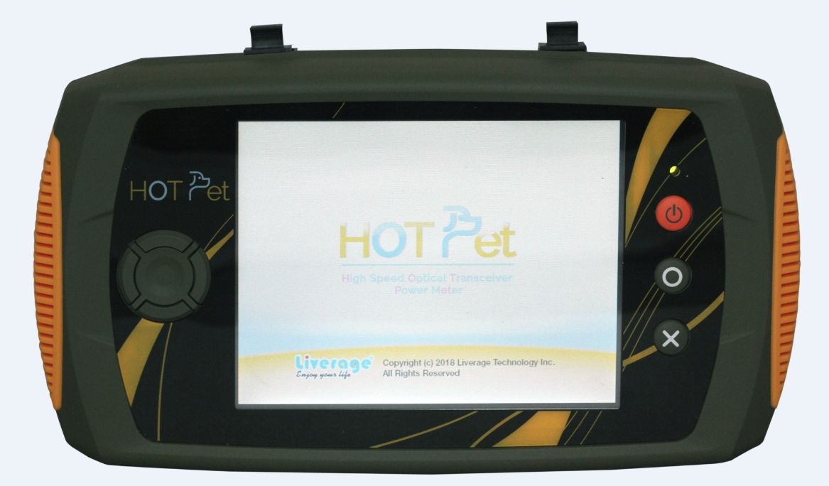 Medidor de Potência de Transceptor Óptico de Alta Velocidade (HOT Pet) mede a potência de saída de 4 canais, especialmente para transceptores ópticos de 40G ~ 400G.